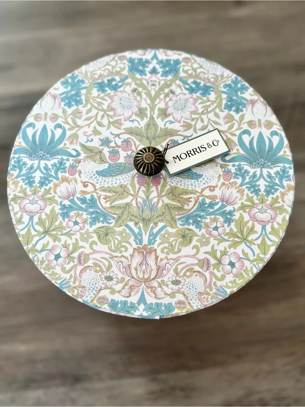 Morris & Co. Strawberry Thief 9.5-Inch Keepsake Box